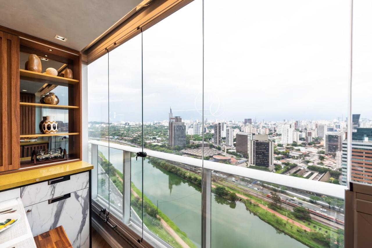 Riverone 23o Andar - Ultra Moderno De Luxo 2 Dorm + 2 Banheiros Piscina Borda Infinita Apartamento *